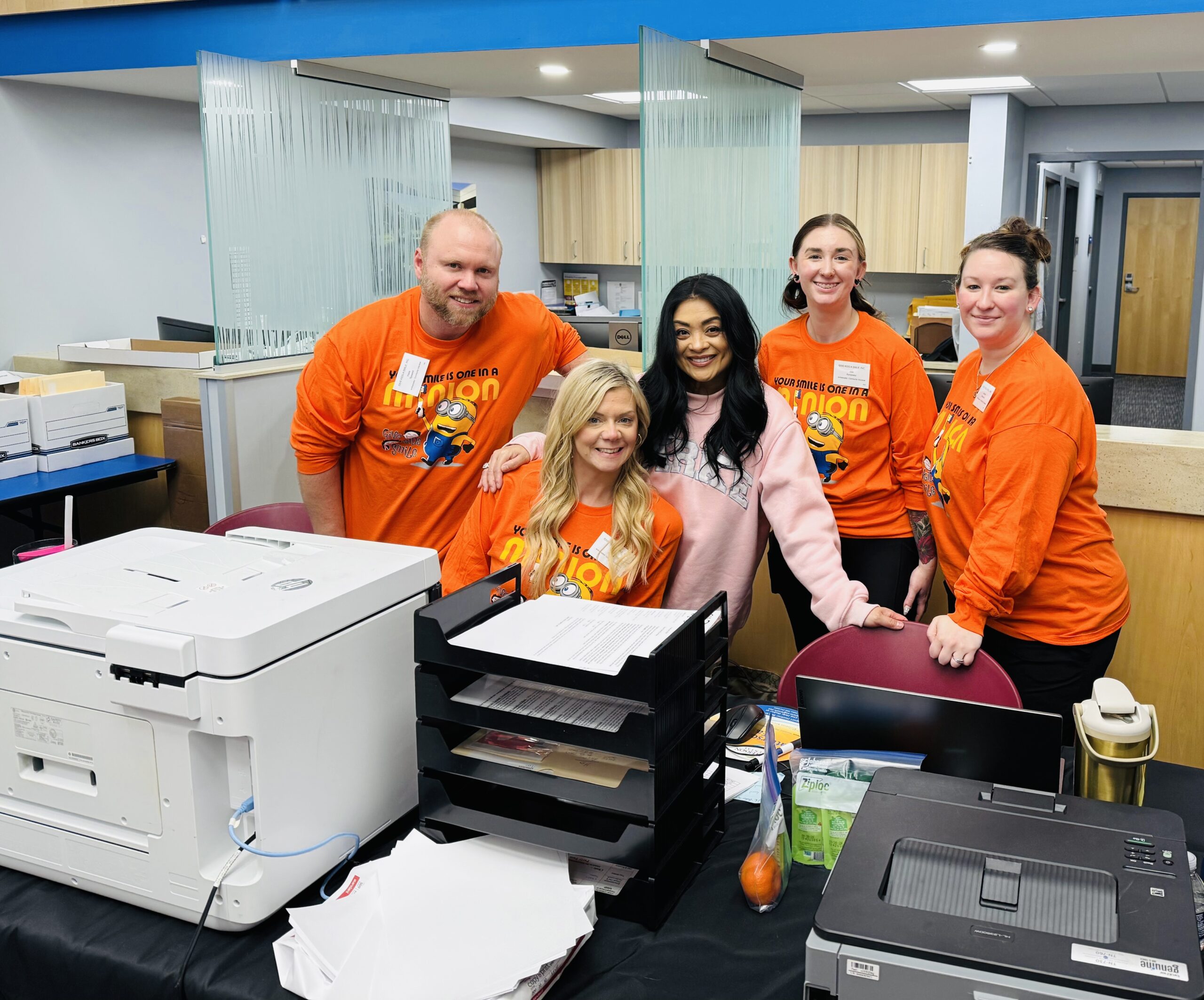 Patterson Dental volunteers at Give Kids a Smile event